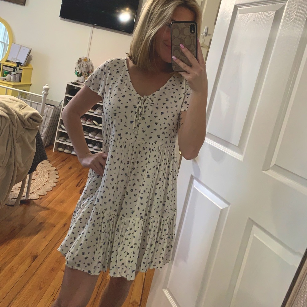 American Eagle Floral Baby Doll Dress